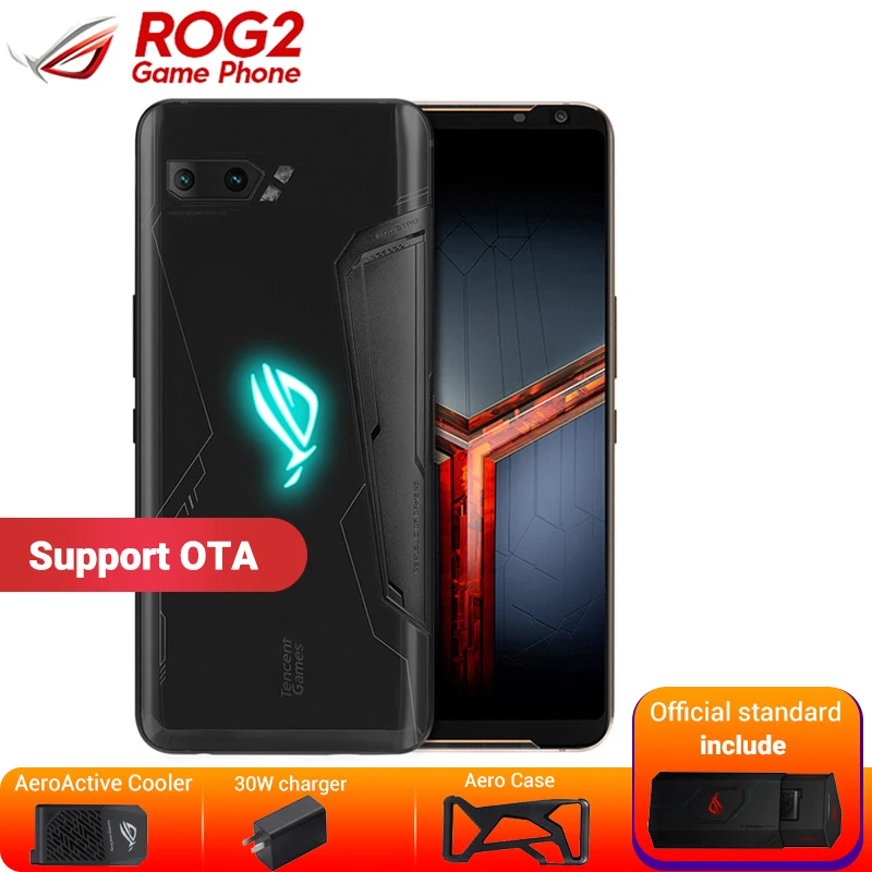 Asus ROG Phone 2 12 Гб 512 ГБ игровой Смартфон II ZS660KL Snapdragon 6 59 + 6000 мАч мобильный телефон |