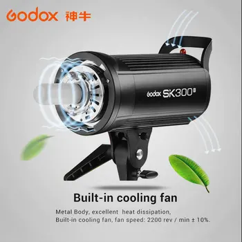 

Godox SK300II Built-in Godox 2.4G Wireless X System Studio Professional Flash for Photography Offers Creative Shooting