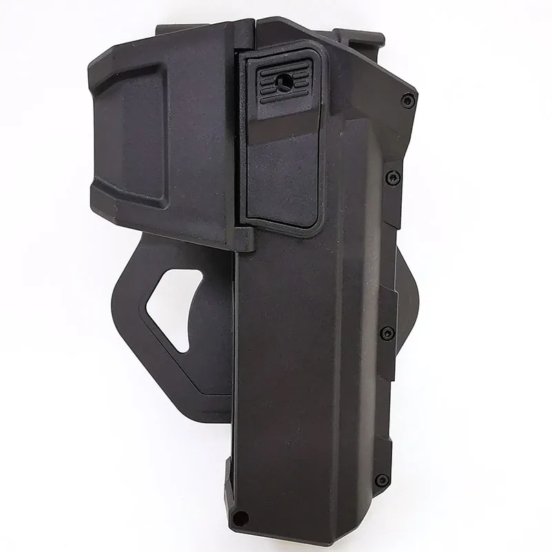 

Tactical Movable Pistol Holsters for G17 G18 with Flashlight or Laser Mounted Glock Series Right Hand Waist Gun Holster
