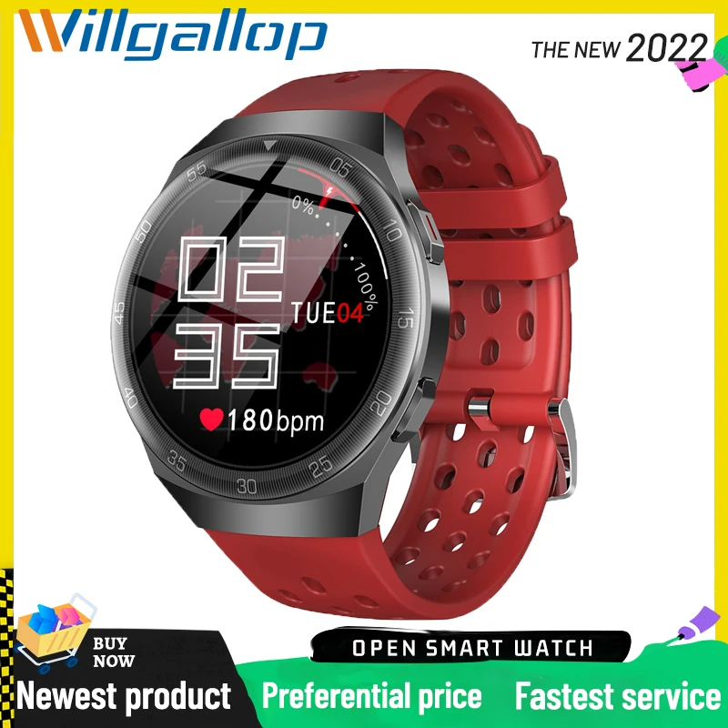 Смарт-часы Wilglallop MAX1 мужские/женские водонепроницаемые с сенсорным экраном 1 28