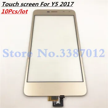 

10Pcs/lot 5.0'' Replacement High Quality For Huawei Y5 2017 Touch Screen Digitizer Sensor Outer Glass Lens Panel