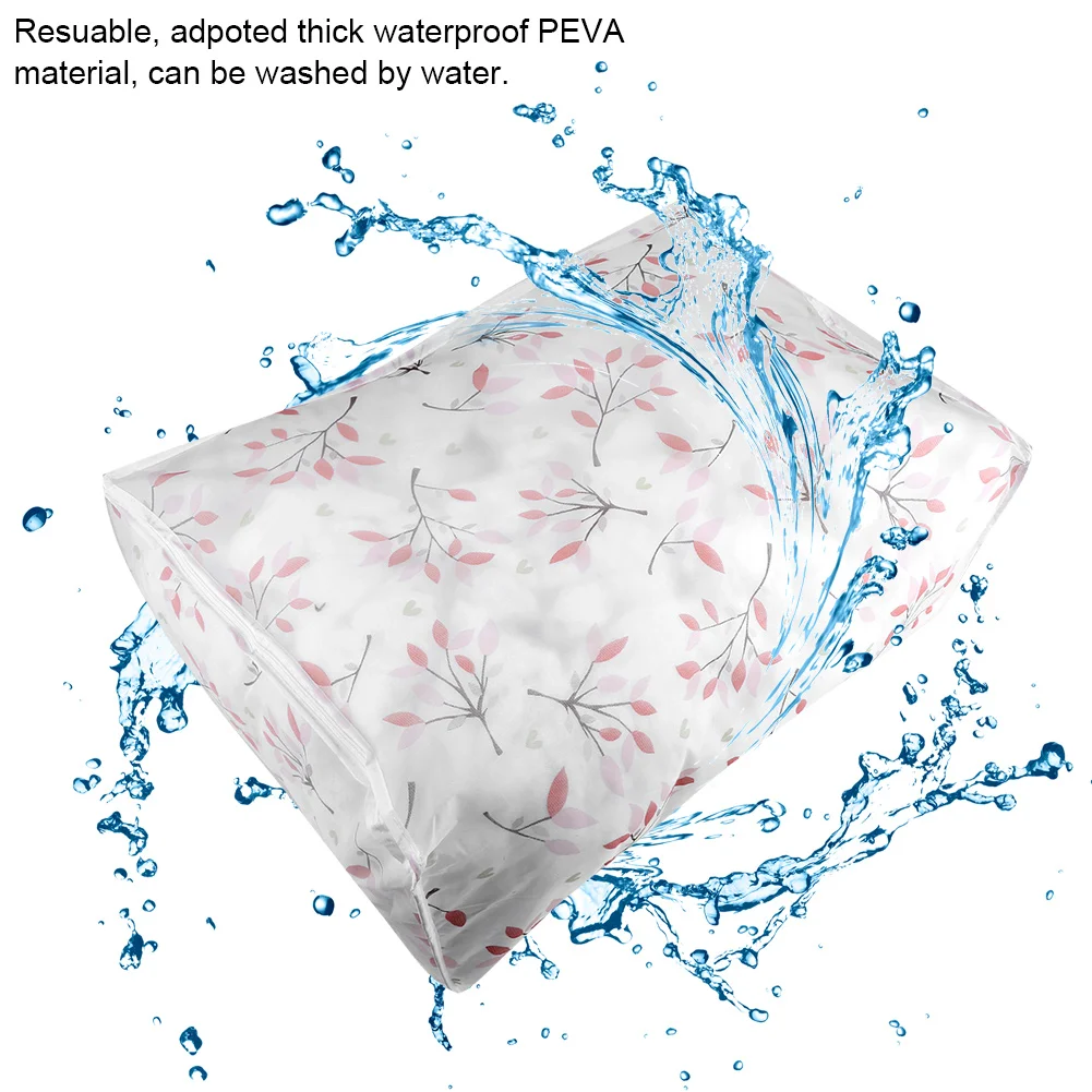 PEVA Сумка для хранения одежды складная Одежда Одеяло Шкаф Органайзер для свитера сумки Ящики для хранения Органайзер коробка