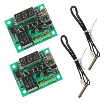 

2pcs -50-110℃ 12V Digital Thermostat Temp Controller Board Module