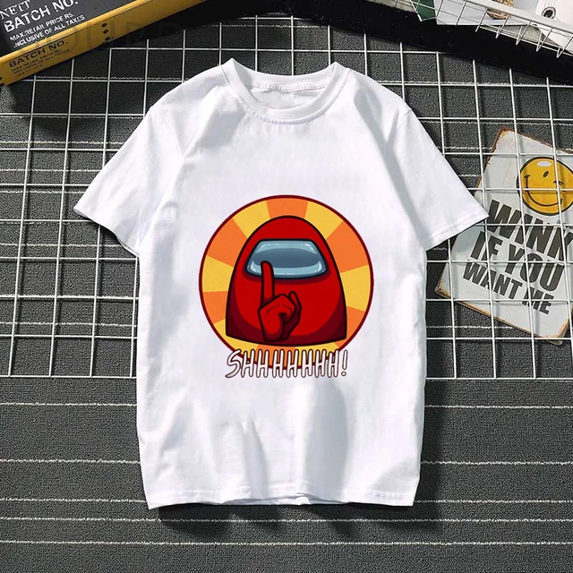 Summer Cool Women T-shirt Among Us Harajuku Streetwear Female Tshirt Unisex T Shirt Anime Funny Cartoon Hip Hop Tops Tees Male 10