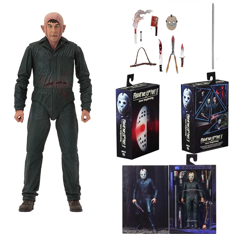 NECA Friday 13th Jason Ultimate Part 5 Roy Burns фигурка Коллекционная модель игрушки куклы подарок