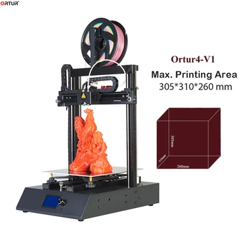 

Free shipping Ortur4 V1 V2 3d Printer Full Metal Frame High Precision 3d Printer Kit Imprimante Impresora Household 3D Printer