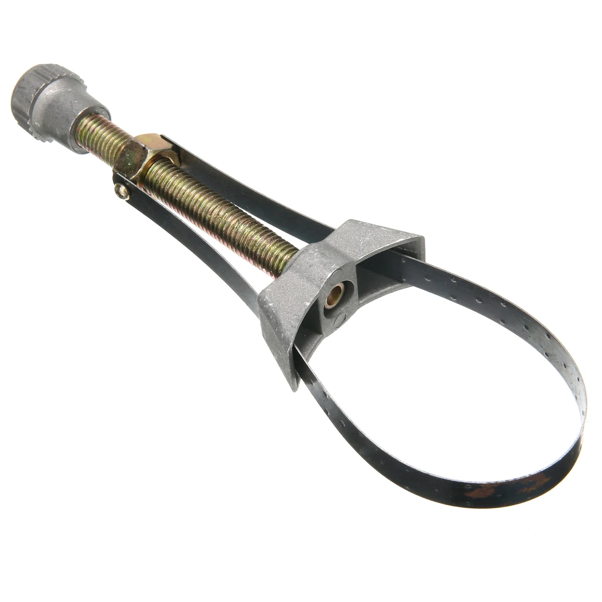 1pc Aluminium Car Auto Oil Filter Removal Strap Wrench Disassembly Repair Tool Adjustable 60mm To 120mm Diameter