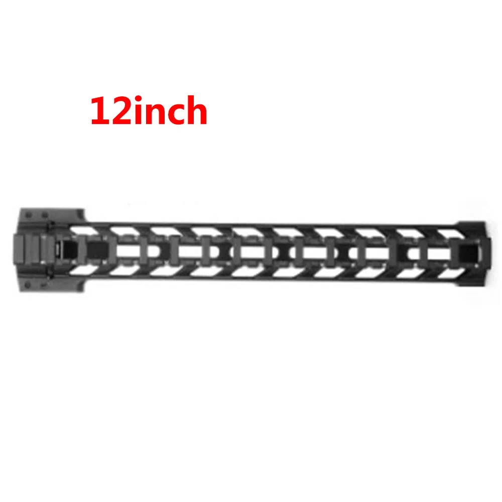 12 inch " 10" 1" 15" AR15 поплавок Keymod Handguard Пикатинни для охоты тактический прицел крепление - Цвет: 12 inch