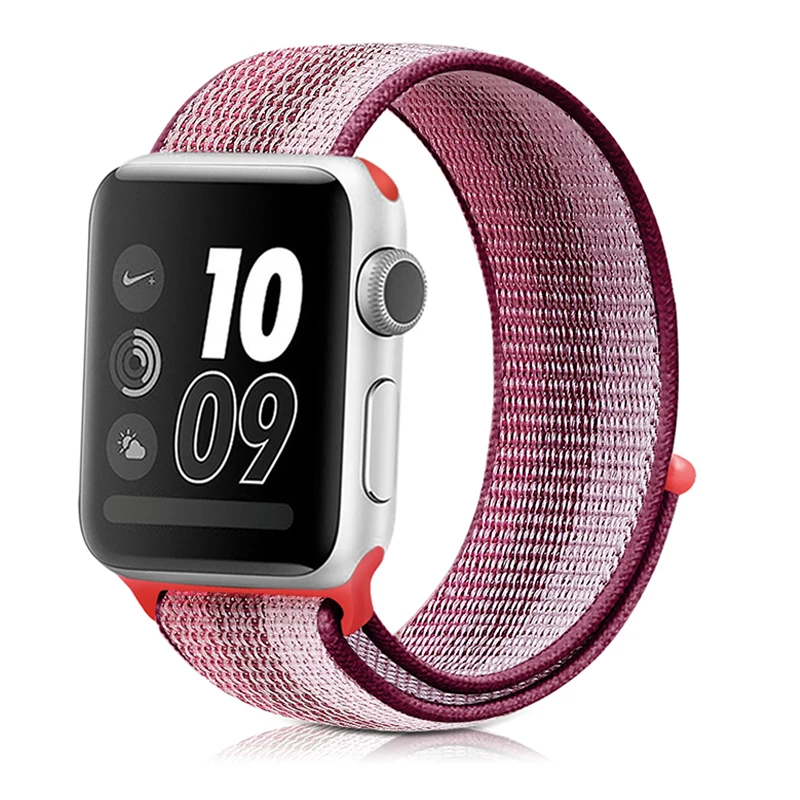 Спортивный ремешок для Apple watch 42 мм 38 мм correa 5 4 44 мм 40 мм Iwatch series 3 2 ремешок для часов браслет дышащие аксессуары - Цвет ремешка: stripe 2