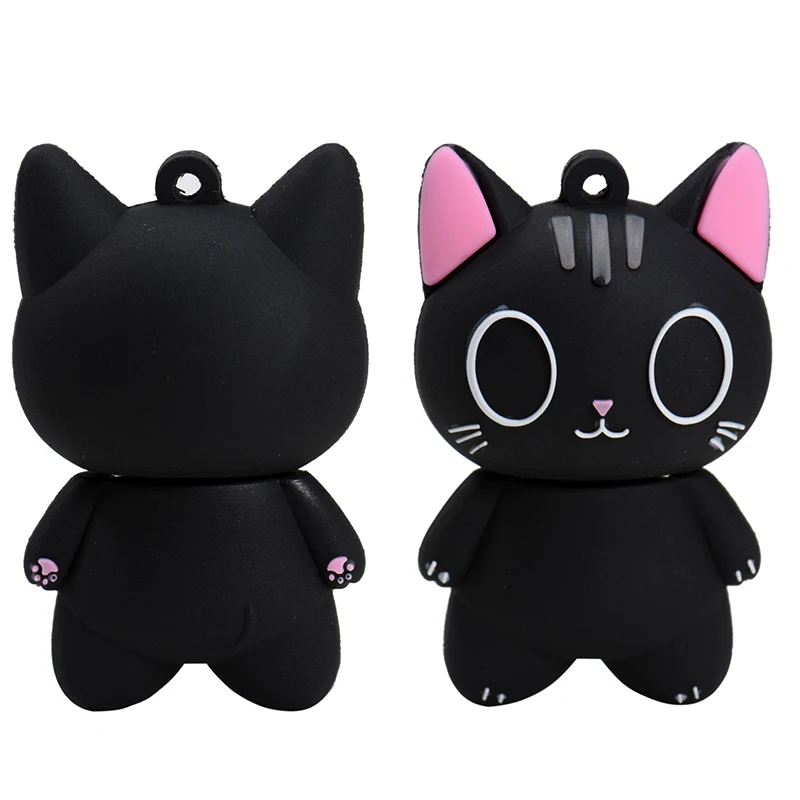 Хит продаж usb флешка с мультяшным котом флеш-накопитель 4G 16 ГБ 32 64 128 2 0 USB карта