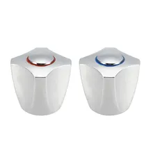 Uxcell кран ручка 34 мм Диаметр Универсальный Замена обрабатывать Серебряный тон 2 шт