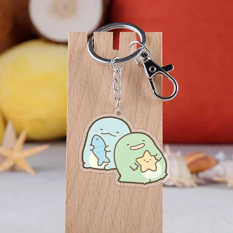 Sumikko Gurashi брелок с милым животным Sumikko Gurashi акриловый брелок с подвеской