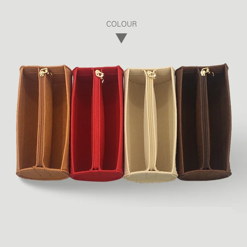 Fits For Papillon BB 26 30 Barrel Felt Cloth Insert Bag Organizer Women Makeup Bag Travel Portable Organizer Base Shaper felt bag organizer