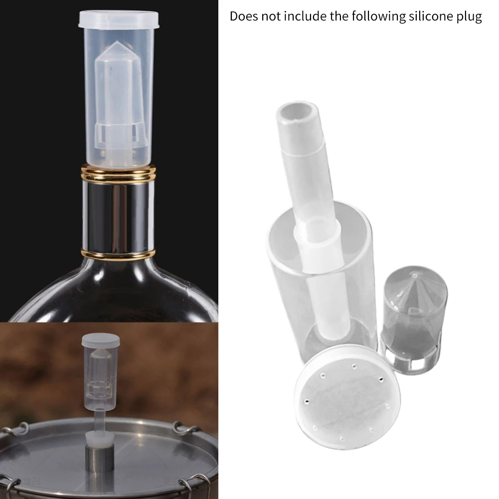 Beer Brewing Bung Wine Fermentation Exhaust Airlock One Way Practical Stopper Water Bar Self Making Cylinder Sealed Check Bubble | Дом и сад