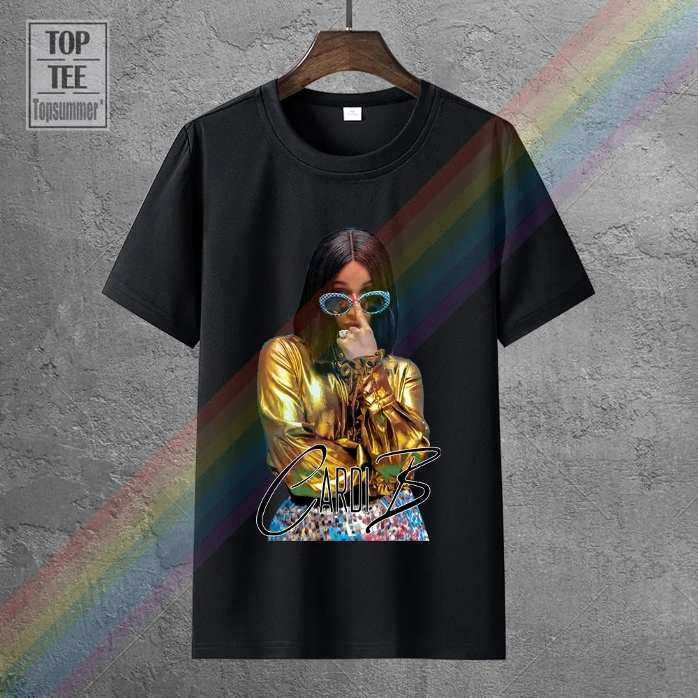 

Cardi B Tshirts Emo Punk Tee-Shirt Hippie Goth Oversized Clothes Novelties T Shirt Retro Gothic T Shirts
