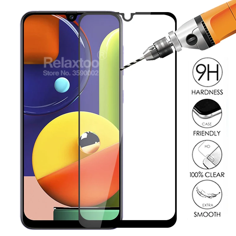 Защитное стекло для Samsung Galaxy a50 a50s 2019 закаленное на sumsung s a 50 a505F a507F 50a пленка из