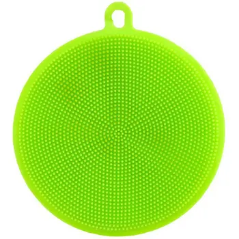 

Multifunction Silicone Sponge Bowl Cleaning Brush Scouring Pad Silicone Dish Sponge Kitchen Pot Cleaner Tool