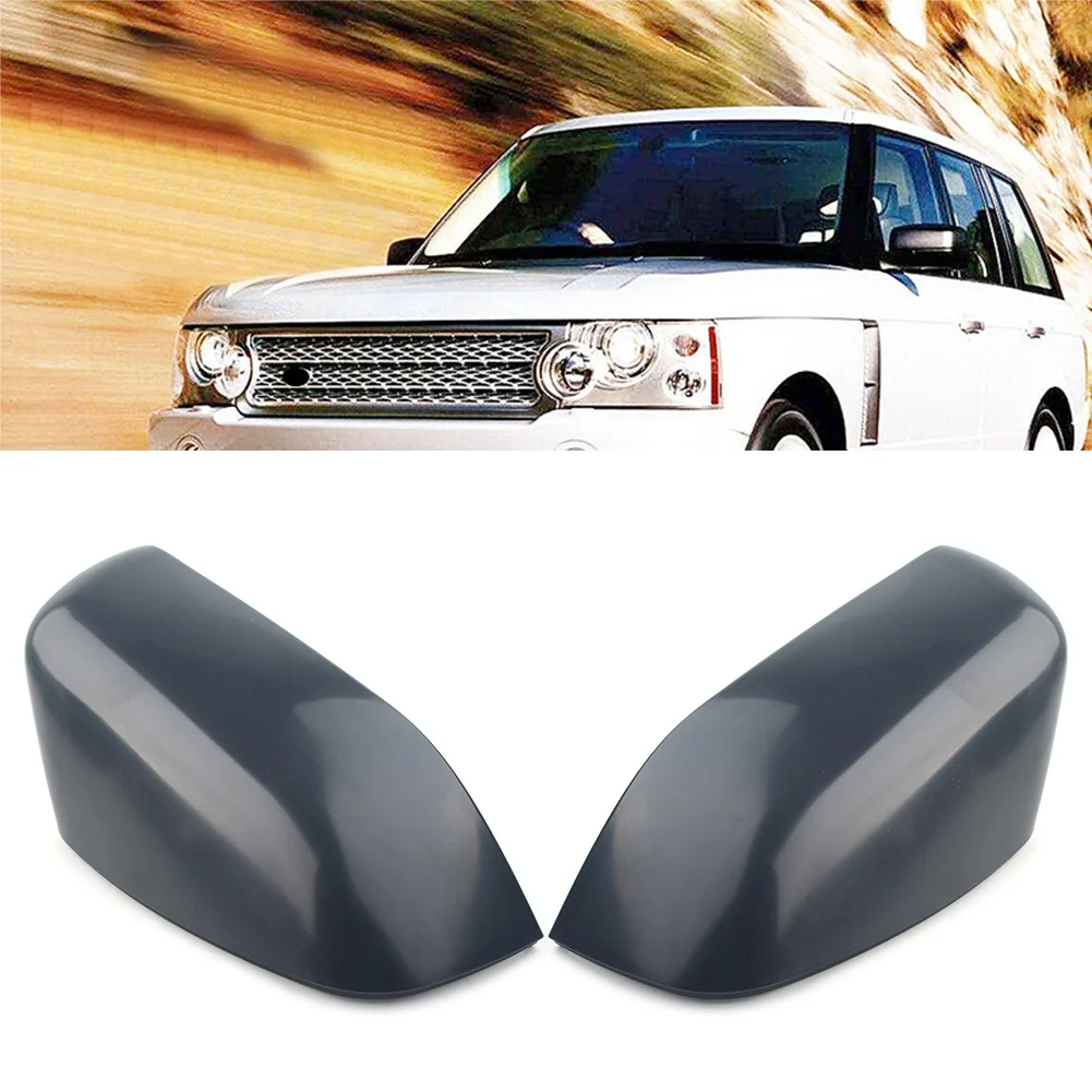 2x Abs Car Rearview Side Mirror Cap Cover For Land Rover Freelander Lr2