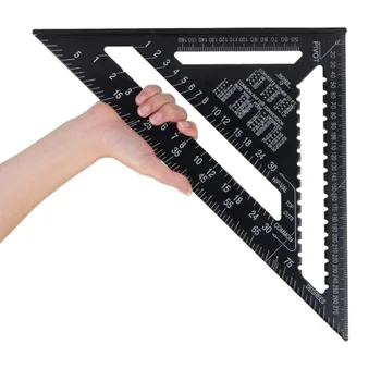 

Remodeling Build Roofing Tri-Square Ruler 12 Rafter Angle Frame Measure Tool