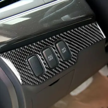 

Carbon Fiber Decoration Trim Headlight Switch Frame Black 1PCS High quality