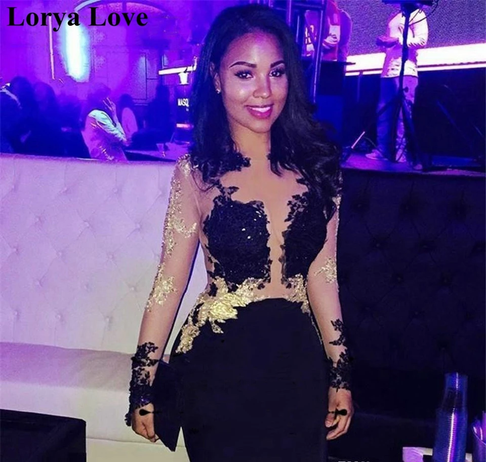 

2024 Illusion Cocktail Dress Mini Short Celebrity Semi Club Wear Long Sleeves Vintage Homecoming Graduation Party Gown Plus Size