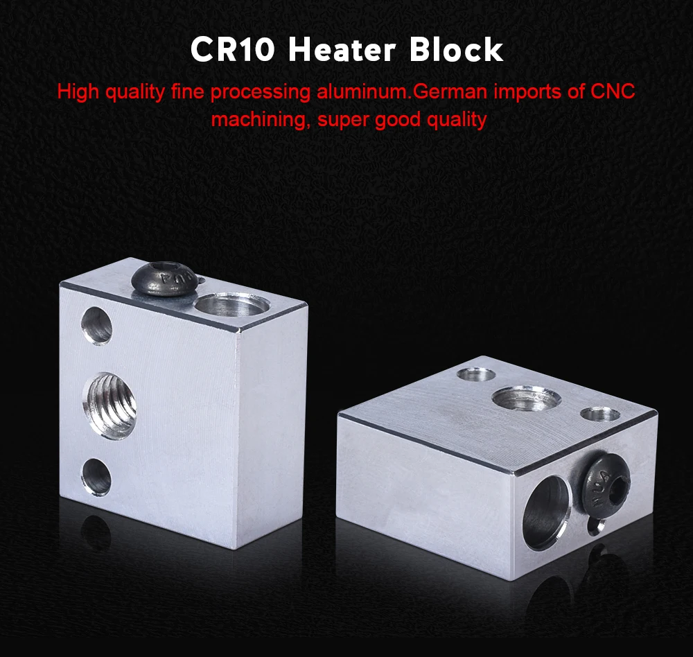 Высокое качество CR10 нагреватель Блок MK8 силиконовый носок CR10 Hotend экструдер для Creality Ender 3 MK7/MK8/MK9 блок части 3d принтера