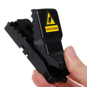 

Mousetrap Spring Home Durable Mice Catcher Rat Trap 2pcs/Set Black Prop Tools Accessories Trap-Easy Catching Mouse Rodent