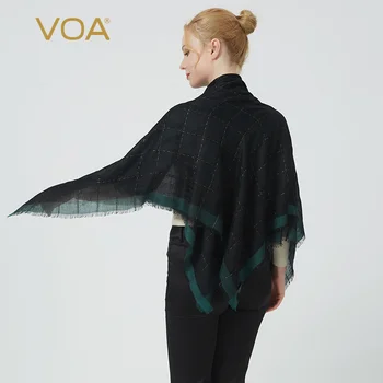 

VOA pure cashmere 200 thread count small square color matching with various kinds of system methods P06