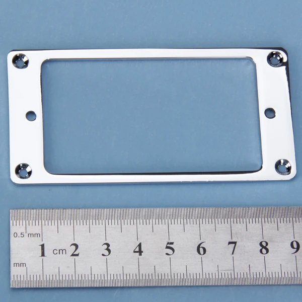 Chrome Guitar Neck Pickup Mounting Ring for LP Electric Guitar Replacement Parts