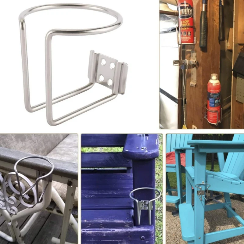 

Stainless Steel Boat Cup Drink Holder Drinks Holders for Marine Yacht Truck Trailer Hot //