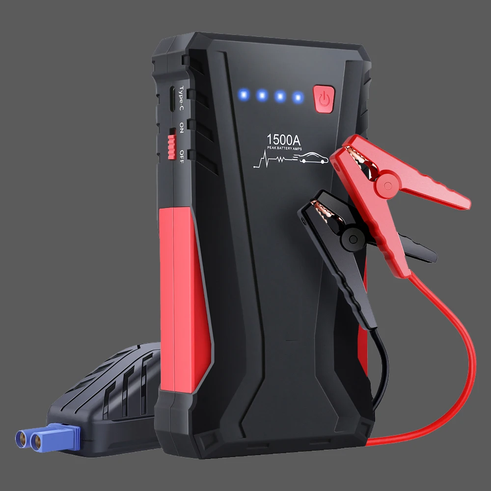 High Power 12V 1500A Starting Device Portable Car Jump Starter Petrol Diesel Car Charger For Car Ba