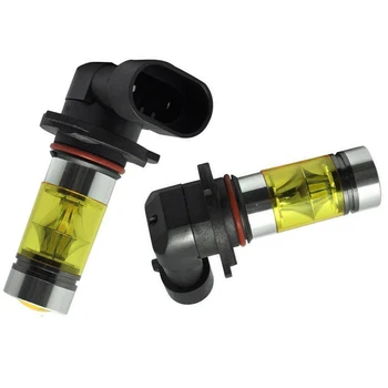 

2pcs LED Headlight 9005 9145 3000K 100W Bulb Kit Fog Light Lamp 1800LM