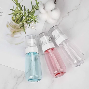 

60ml Fine Mist Spray Bottle Travel Clear Cosmetic Container Refillable Bottle Empty Makeup Water Bottles