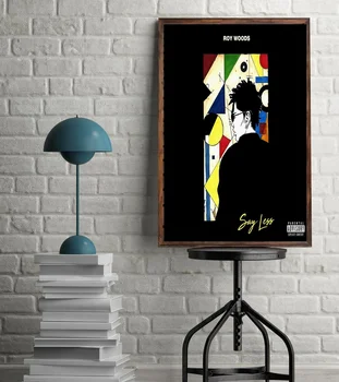 

Roy Woods Say Less New Album 2019 Hip Hop Art silk poster painting Poster Wall Decor