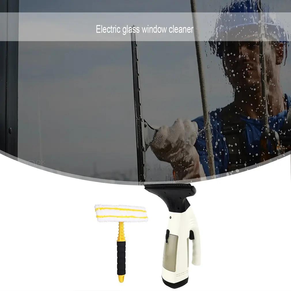 Glass Window Cleaner Electric Window Scraping Water Hand-Held Wiper Automatic Multi-Function Cleaning Tool
