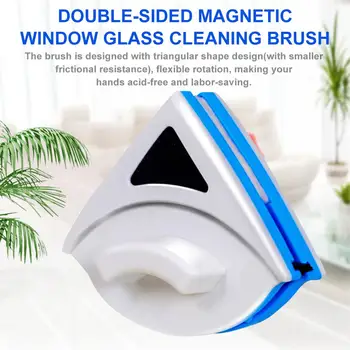 

Double Side Glass Cleaning Brush Magnetic Window Cleaning Magnets Household Cleaning Tools Wiper Useful Surface Brushs