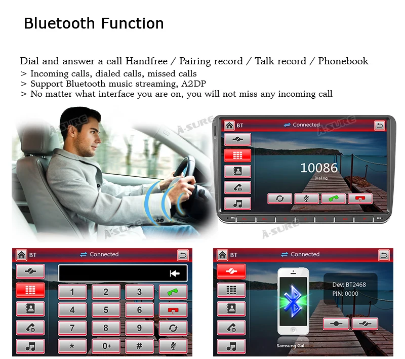 Top A-Sure 2 Din 9 Inch Car Auto Radio GPS For Volkswagen VW Tiguan Polo Golf 5 6 Passat b6 Caddy Transporter T5 Touran skoda 12 Top A-Sure 2 Din 9 Inch Car Auto Radio GPS For Volkswagen VW Tiguan Polo Golf 5 6 Passat b6 Caddy Transporter T5 Touran skoda 12