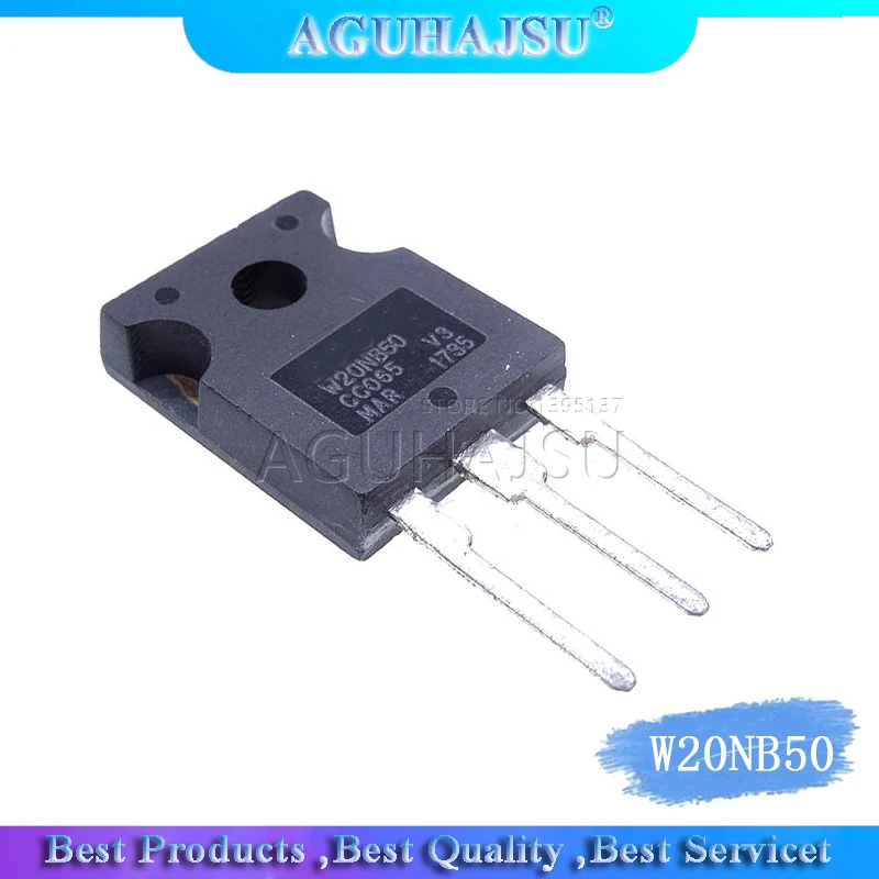 5 шт. W20NB50 W20NK50Z W20NM50 W20NC50 TO-247 | Электронные компоненты и принадлежности