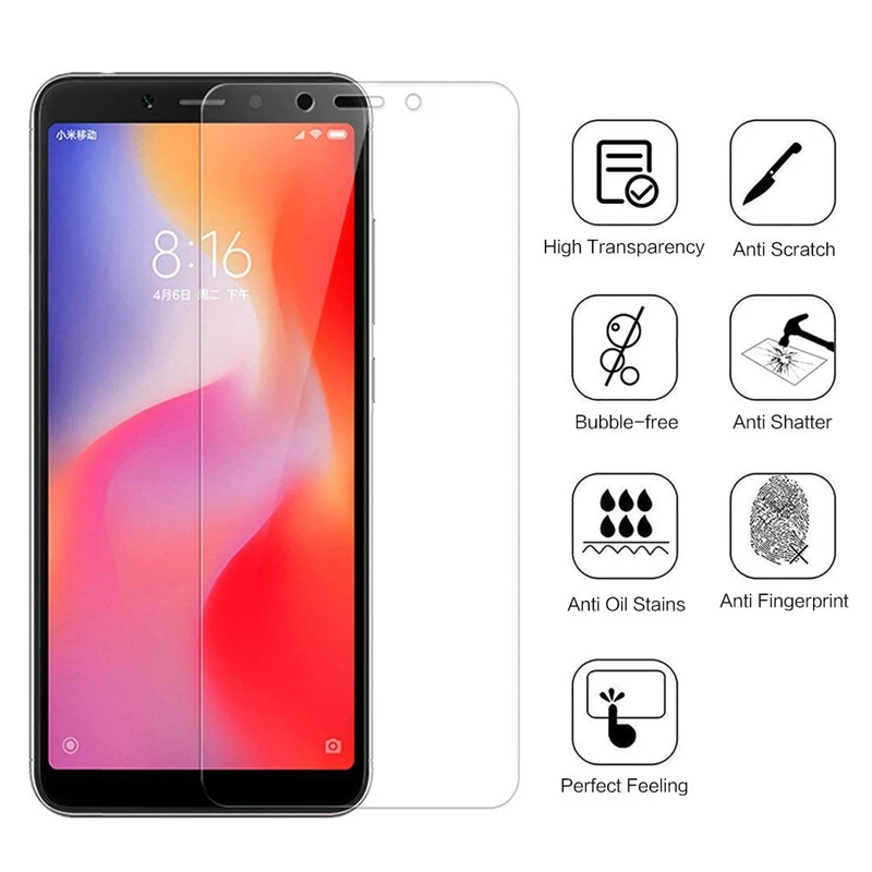 Защитное стекло Redmi a6 для Xiaomi Redmi6 6 A 6A Redmi6A Ksiomi armor sheet защитная пленка из закаленного стекла