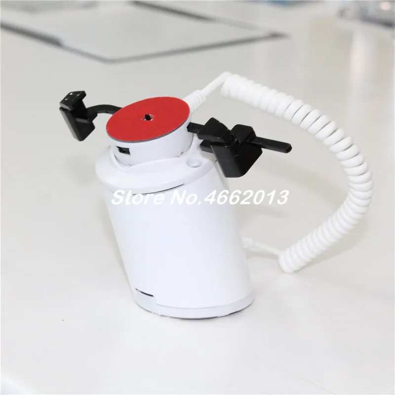 cellphone security alarm display stand smartphone anti theft device with alarm and charger
