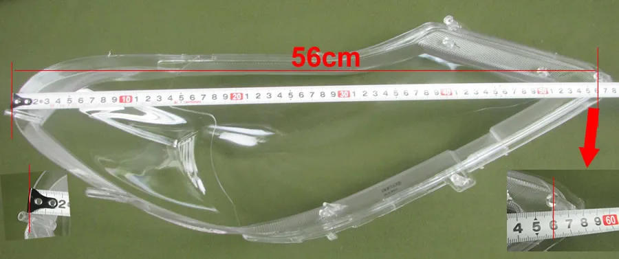 Для BYD G3 фары прозрачный абажур фары оболочки маски закалки обработки стекла