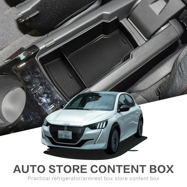 Sekundäre Lagerung Box für Peugeot 208 2008 MK2 P24 2020 2021 2022