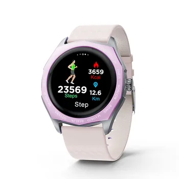 

V18 SmartWatch Lady SmartBracelet Heart Rate Monitoring Call Reminder Blood Pressure Fitness Tracker Social Media Notifications