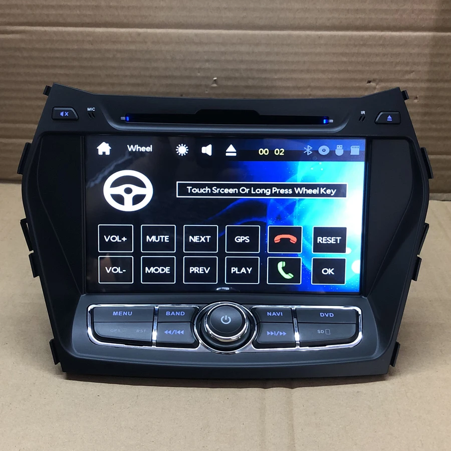 BYNCG 2din 8INCH Car DVD Multimedia Player For Hyundai Santa Fe IX45 Autoradio GPS Navigation Stereo Music Audio Player