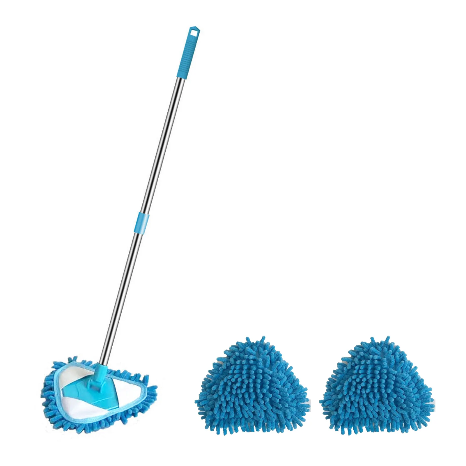 

Mini Mop Rotatable Triangle Dust Mop Dust Brush Lazy Triangle Cleaning Mop Retractable Cleaning Home Clean Tools