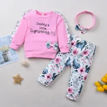 2 предмета; хлопковая одежда для маленьких девочек; осенне-зимний комплект одежды для новорожденных; комплект детской одежды для девочек