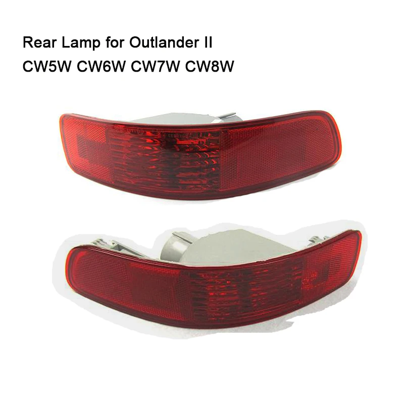 Rear Bumper Light Lamp With Bulb For Mitsubishi Outlander Ii 2006-2016  Signal Light Cw5w Cw6w Cw7w Cw8w 8337a014 8337a015 - Body Kits - AliExpress