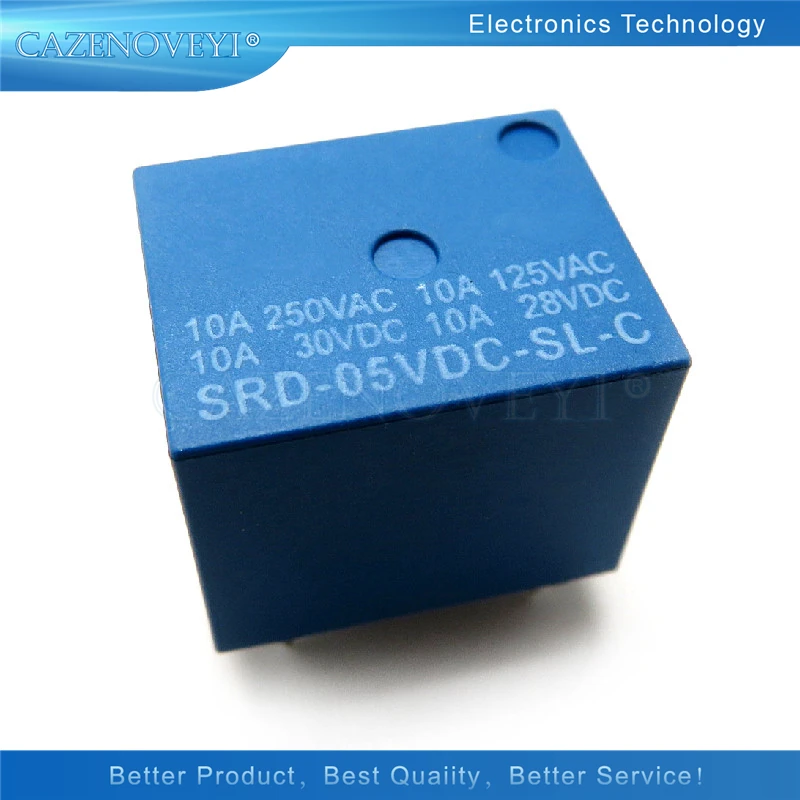 5 шт./лот реле SRD-03 05 09 06 24 12VDC-SL-C 5PINS 3V 5V 9V 6V 24V 12V высокого качества | Электронные