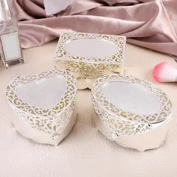 

European Style Trinket Jewelry Boxes Gift Storage Organizer Rectangular