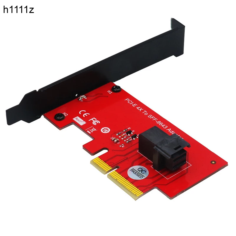 

Райзер PCIE SFF-8643 U.2 адаптер расширения карты SFF-8643 U2 PCI E конвертер SFF 8643 PCI-E 4,0 X4 Riser Card для U2 PCIe NVMe SSD